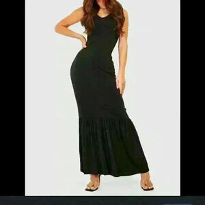 Vintage black  maxi dress size 5